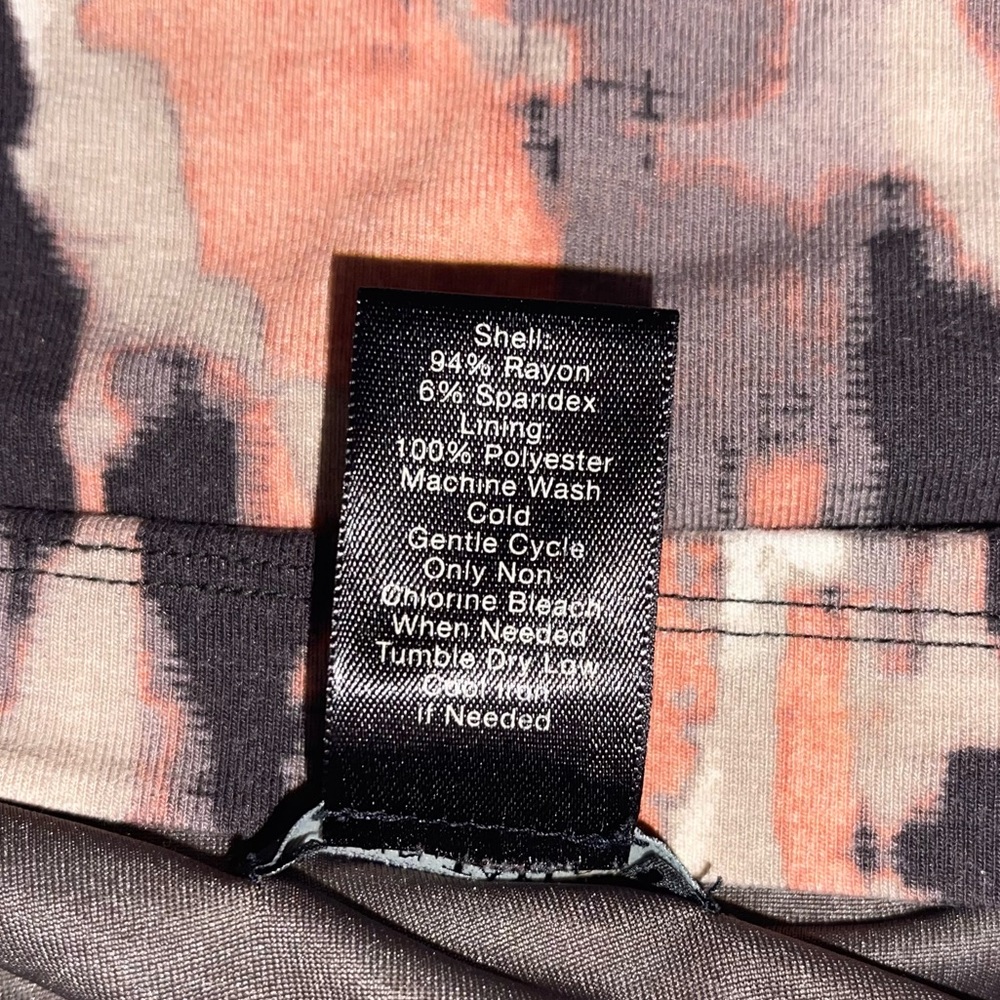 ANN TAYLOR - Multicolored Cross Over V Mid Dress (Petite) - Picture 4 of 5